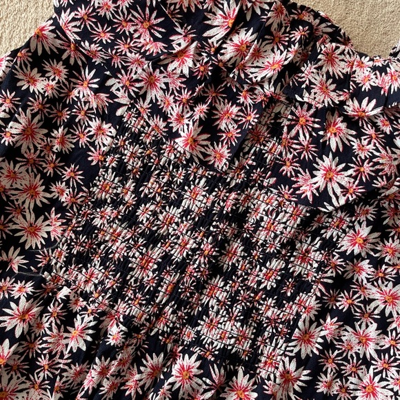 NWT Charles Henry Navy Floral Fit & Flare Dress XL - Picture 8 of 11